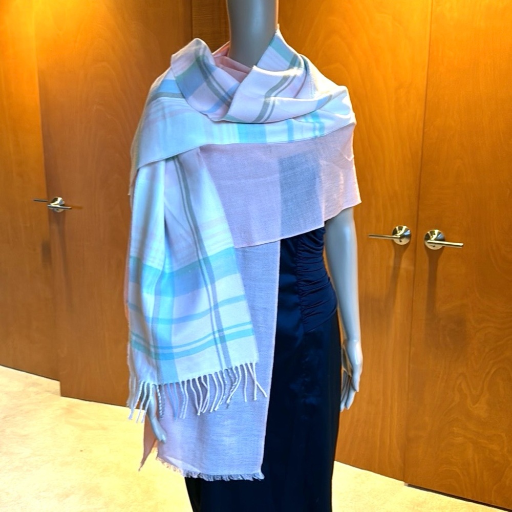 Two scarves. Cashmere and wool.